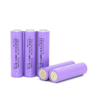 軽量 コンパクト 18650 リチウム電池セル 3200mAh 3.6V 3C