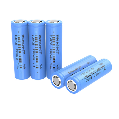 電気自動車 高充電リチウム電池 18650 2500mAh 12C リイオン円筒電池