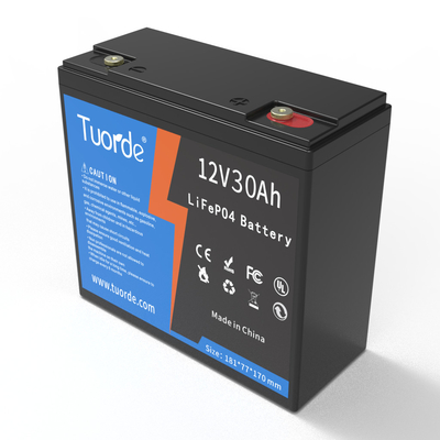 ディープサイクル鉛酸交換バッテリー ライフポ4 12V 30Ah AGV電源貯蔵