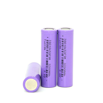 軽量 コンパクト 18650 リチウム電池セル 3200mAh 3.6V 3C
