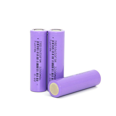 軽量 コンパクト 18650 リチウム電池セル 3200mAh 3.6V 3C