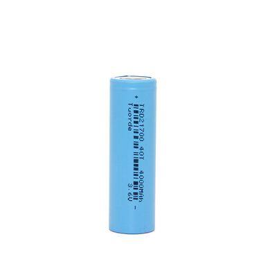 3.6V 4000mAh 50A 21700 リチウムイオン電池セル 超電流保護付きの懐中電灯用