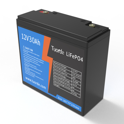 ディープサイクル鉛酸交換バッテリー ライフポ4 12V 30Ah AGV電源貯蔵