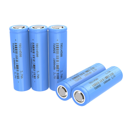 3.7V 1200mAh 14500 リチウムイオン電池 500回以上